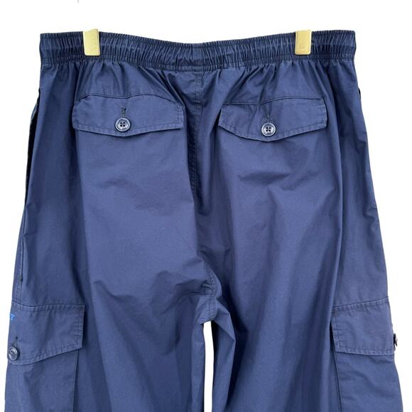 Polo Sport Ralph Lauren Soft Shell Oversized Navy Casual Workout Pants - Picture 4 of 9